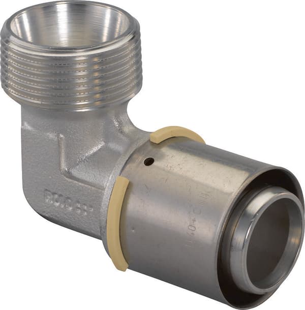 Böj med utvändig gänga 40-R1 1/4""MT Uponor S-Press