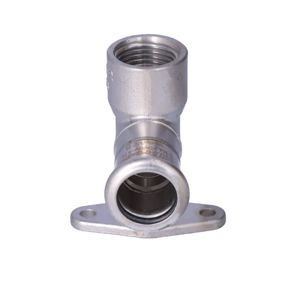 Vægbøjning med ører GW Inox - 18 Rp1/2"" L = 63 mm