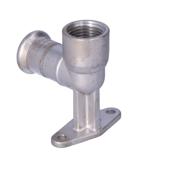 Vægbøjning med ører GW Inox - 18 Rp1/2"" L = 63 mm
