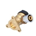Miniatyrbillede 2 af 4: Messing vægbøjning med ører GW ultraPRESS - 16 Rp1/2"" L = 41 mm