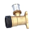 Miniatyrbillede 1 af 4: Messing vægbøjning med ører GW ultraPRESS - 16 Rp1/2"" L = 41 mm