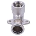 Miniatyrbillede 3 af 4: Vægbøjning med ører GW Inox - 18 Rp1/2"" L = 44 mm
