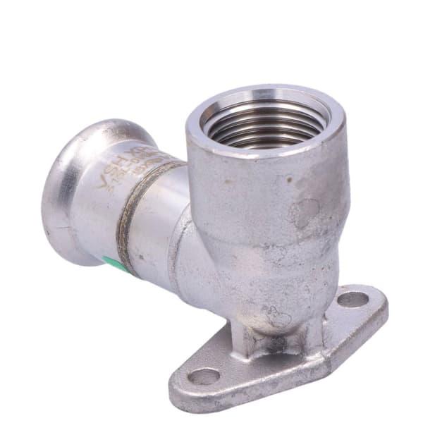 Vægbøjning med ører GW Inox - 18 Rp1/2"" L = 44 mm
