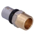 Miniatyrbillede 2 af 4: PURMO CLEVERFIT forbindelsesstykke med udvendig gevind 20x3/4"" GZ