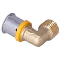 Miniatyrbillede 4 af 4: Albue 90° messing GZ ultraPRESS - 20 R1/2""