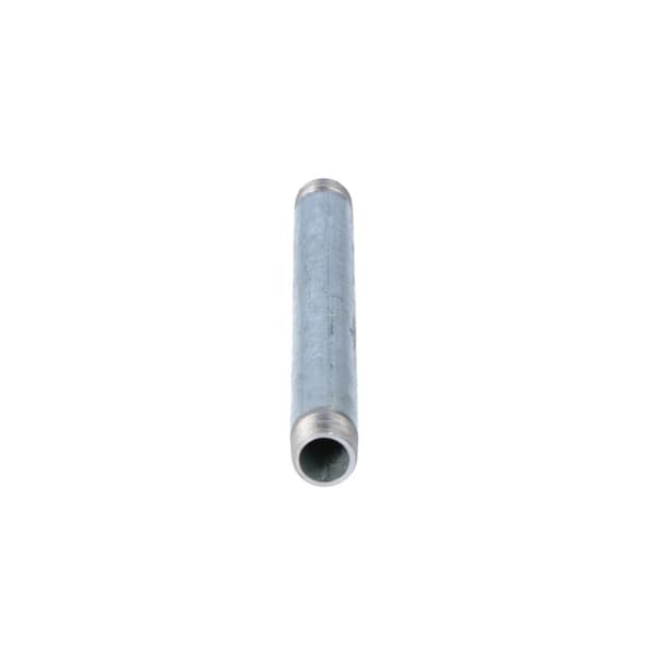 Galvaniseret stål 1/2" lang 0,20 m dobbeltgevind
