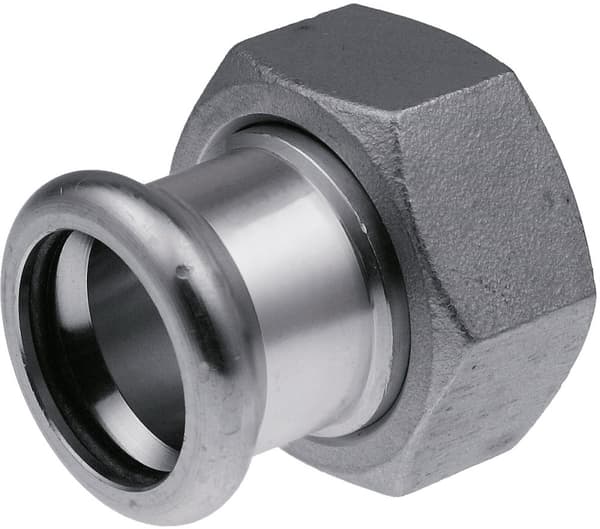 Halvskrue med flad pakning GW Inox - 28 G1 1/4""