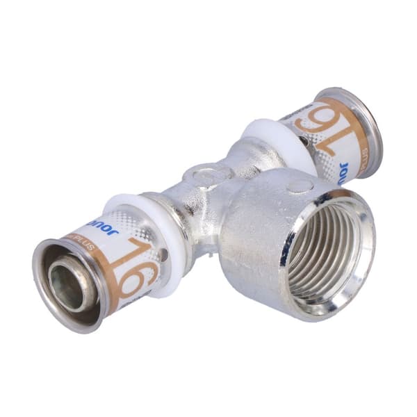 T-stykke med indvendig gevind 16-Rp1/2""FT-16 Uponor S-Press Plus