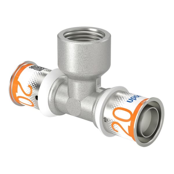 Indvendig gevindskåret T-stykke 20-Rp1/2"FT-20 Uponor S-Press Plus