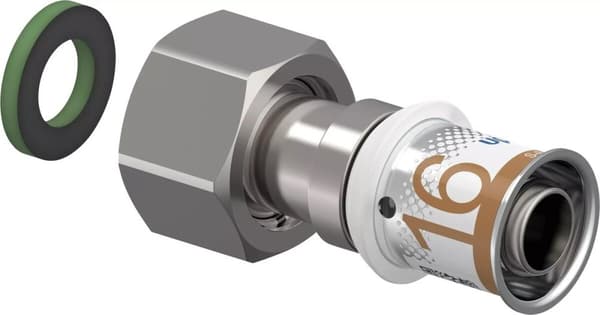 Bevægelig møtrikforbindelse 16-G1/2"SN Uponor S-Press Plus