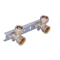 Miniatyrbillede 2 af 4: 100 mm monteringsplade med snoede albuer GW 16 mm x 1/2 ONLINE