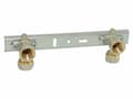 Miniatyrbillede 1 af 4: 100 mm monteringsplade med snoede albuer GW 16 mm x 1/2 ONLINE