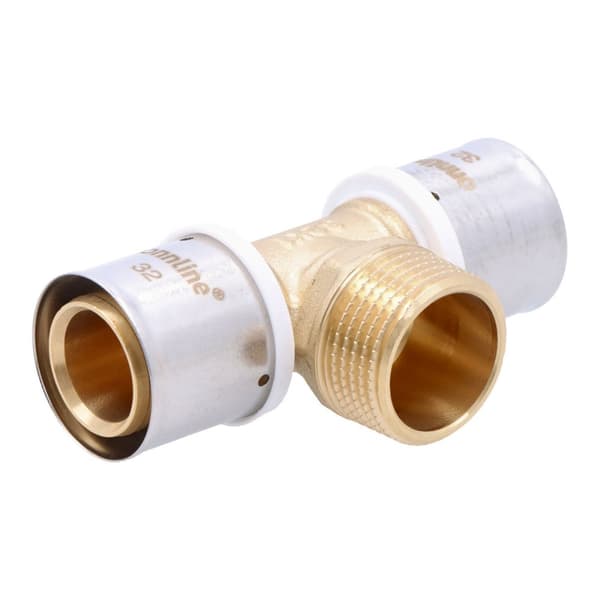 Presset T-stykke GZ 32mm x 1 ONLINE