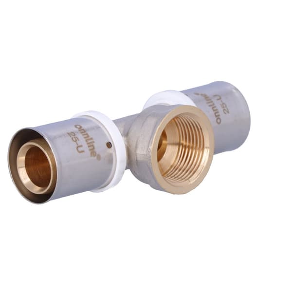 Presset T-stykke GW 25mm x 3/4 ONLINE