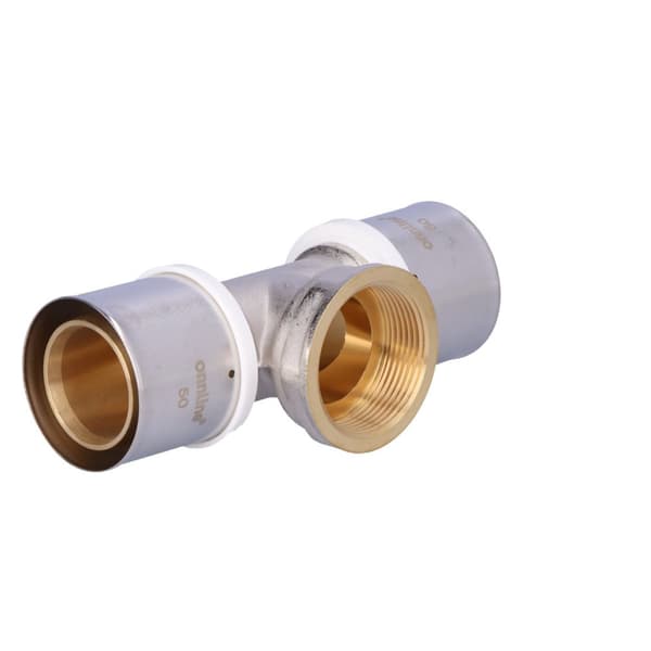 Puristettu T-liitin GW 50mm x 1 1/2 ONNLINE