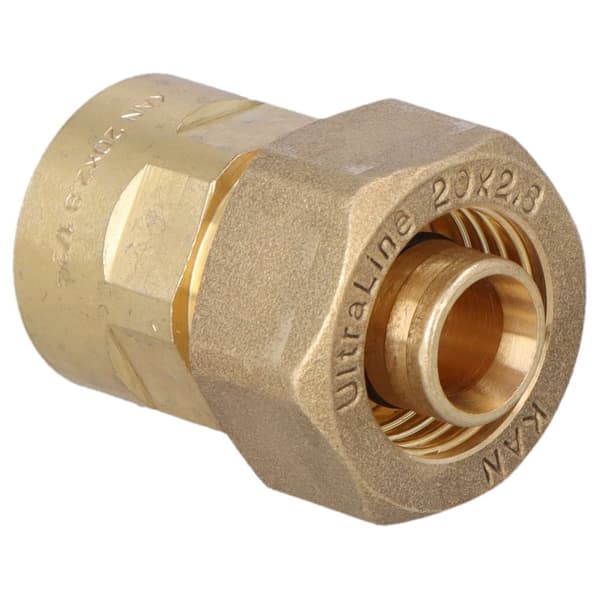 Mässingsskruvkoppling GW ultraLINE - 20 G1/2"