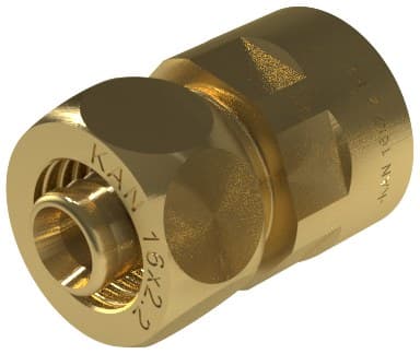 Mässingsskruvkoppling GW ultraLINE - 20 G1/2"