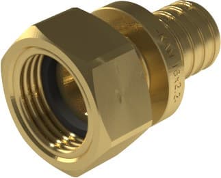 Messing halvskrue med flad pakning GW ultraLINE - 16 G1/2"