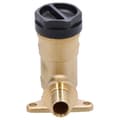 Miniatyrbillede 3 af 4: Messing vægbøjning med ører GW ultraLINE - 16 Rp1/2"" L = 52,5 mm