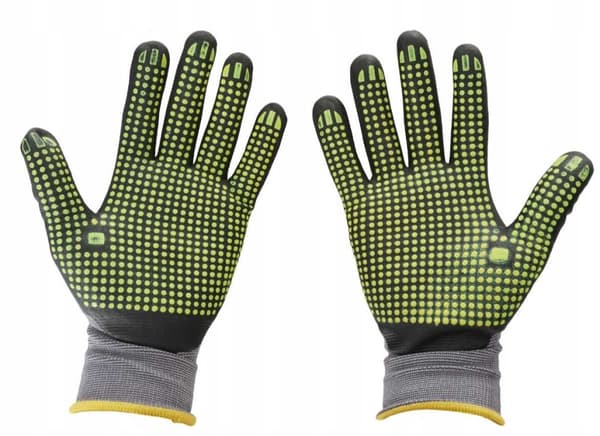 NYLON ARBEJDSHANDSKER STØRRELSE 8 GEKO