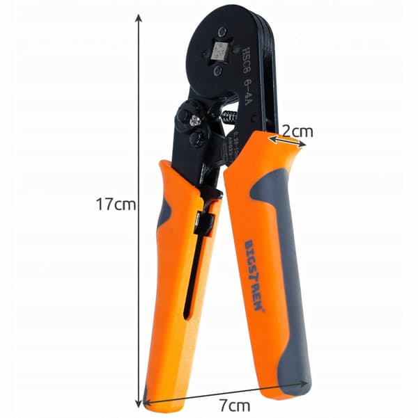 Krympetang til kabelsko 0,25-10 mm² Bigstrene 22717