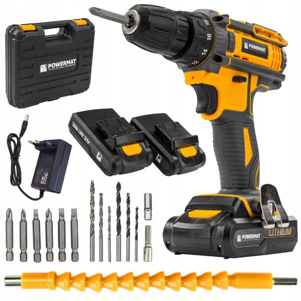 AKKU-SKRUETRÆKKER Powermat 21,6V batteridrevet PM-WA-21V-2AT