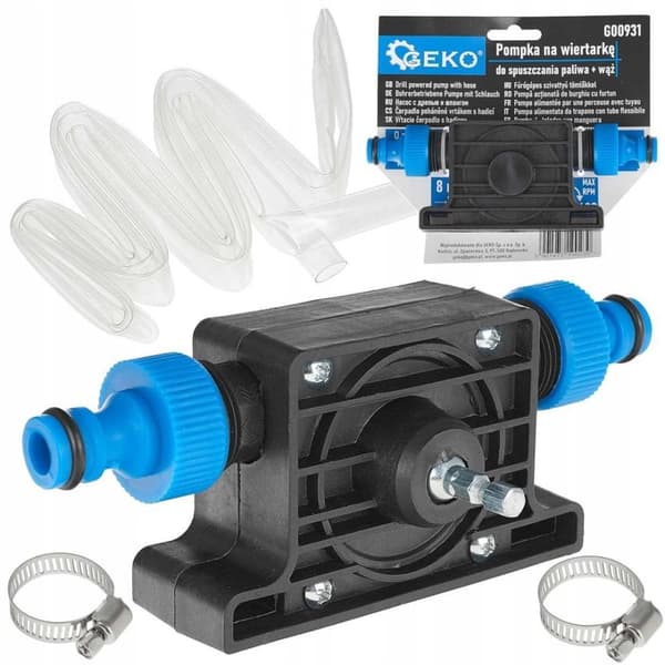 BOREPUMPE TIL BRÆNDSTOFTAPNING + 3M SLANGE G00931 GEKO