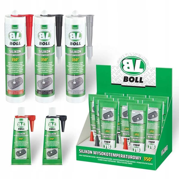HØJTEMPERATUR SILIKONE RØD 80ML BOLL