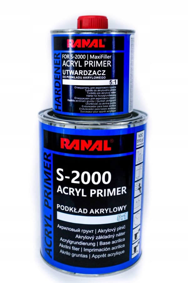 PRIMER. S-2000 /GRÅ/ 1L -SET