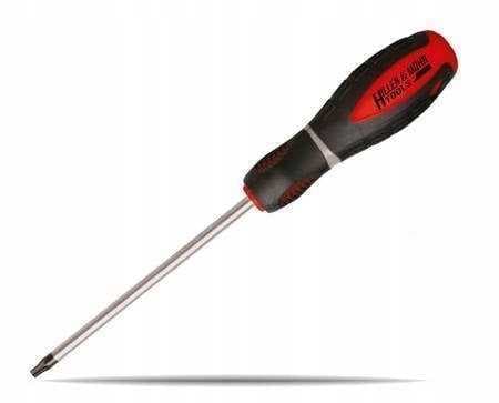 Torx-skruetrækker T10x80mm, S2-stål, håndtag i 3 materialer