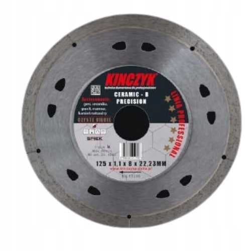 TIMANTTITERÄ SIISTILEIKKAINEN KINCZYK CERAMIC B PRECISION 125MM