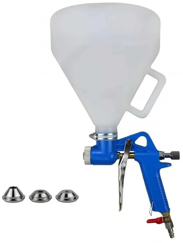 PNEUMATISK PUDSMALERISPISTOL MED 5L TANK + GEKO DYSER