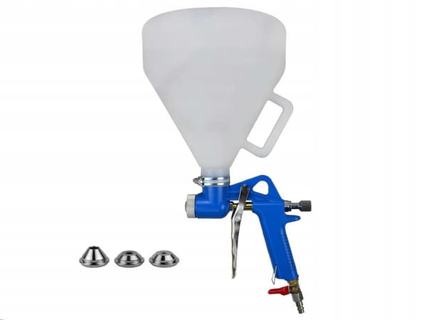 PNEUMATISK PUDSMALERISPISTOL MED 5L TANK + GEKO DYSER