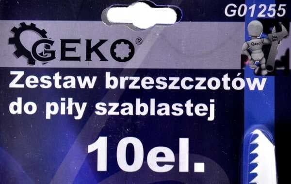 PUUKKOSAHAN TERÄSARJA METALLIIN JA PUUHUN 10 KPL GEKO