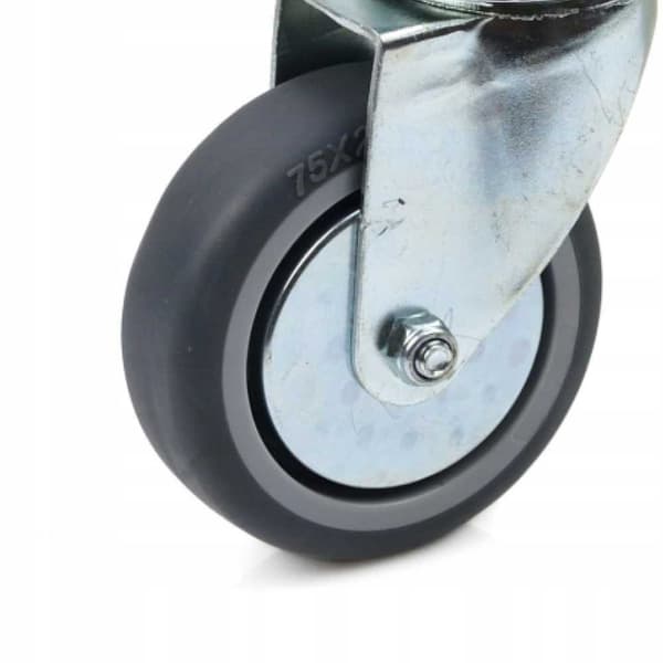 Svinghjul til møbelvogn 50mm PP/TPR GEKO
