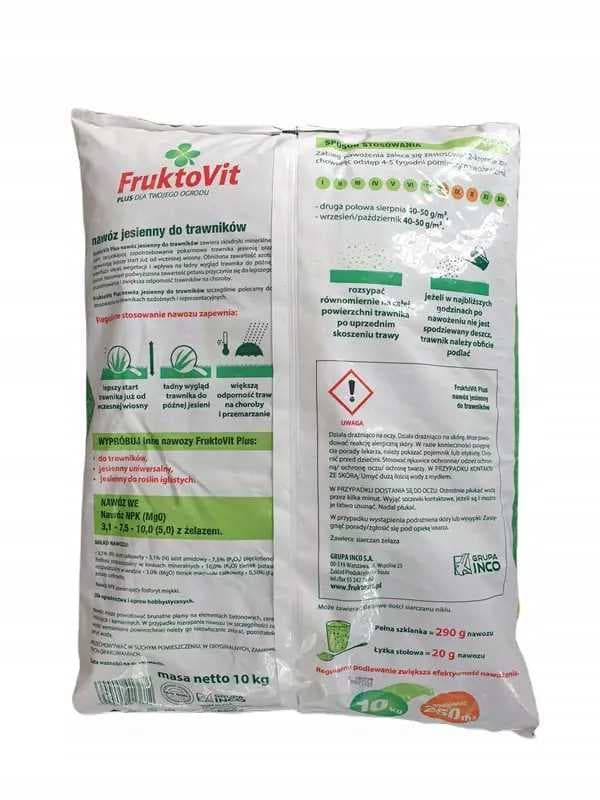 INCO FRUKTOVIT PLUS PLÆNEGRÆSSE 10 KG IN