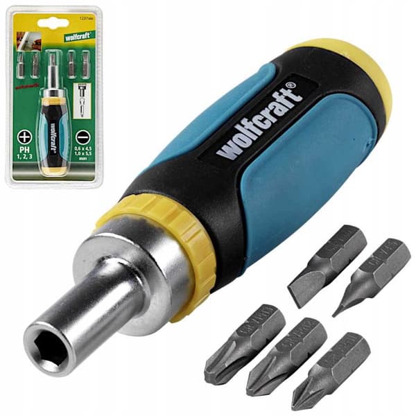 WOLFCRAFT MINI-RÄIKKÄRUUVIMEISSELI, TERÄT
