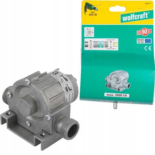 Wolfcraft 3000 l/t metalborepumpe