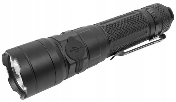 TAKTISK ALUMINIUMSLOMMELYGTE 1300 lm, 4000 mAh VERKE PREMIUM LINE
