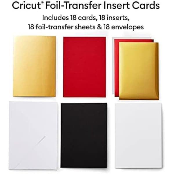 Överföringskort - CRICUT - Royal Flush - 18-pack - 8,9 cm x 12,4 cm - För Cricut Joy and Explore