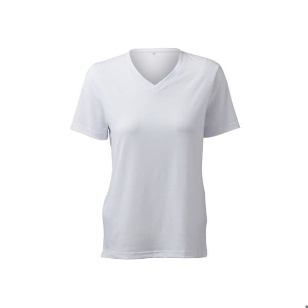 T-shirt dam V-hals M