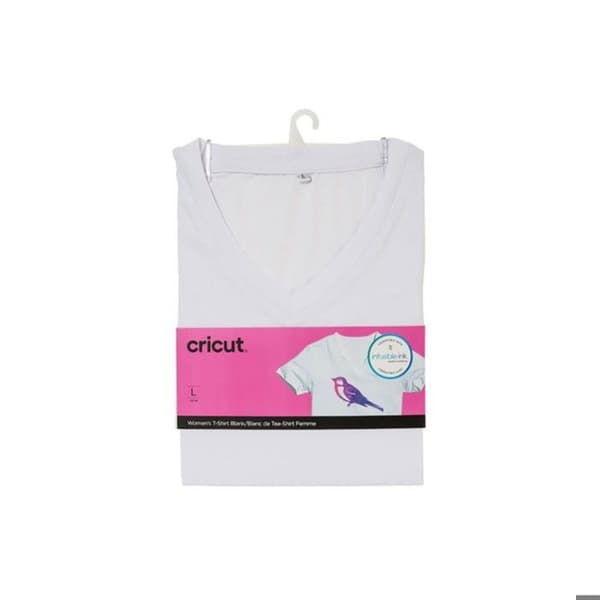 T-shirt dam V-hals M