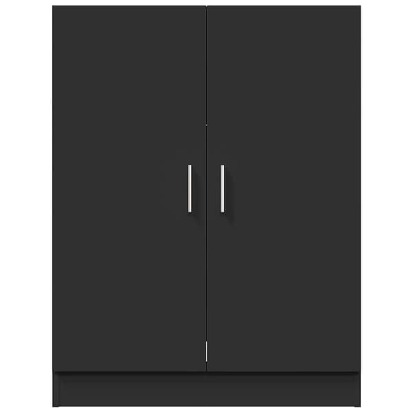vidaXL Pesukonekaappi musta 71x71,5x91,5 cm