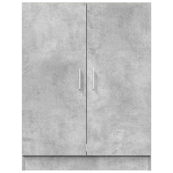 vidaXL Tvättmaskinsskåp betonggrå 71x71,5x91,5 cm