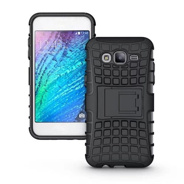 Skyddande Tough Stötsäkert hårt fodral Skin Cover Stand för SAMSUNG J3 J5 S5 S6