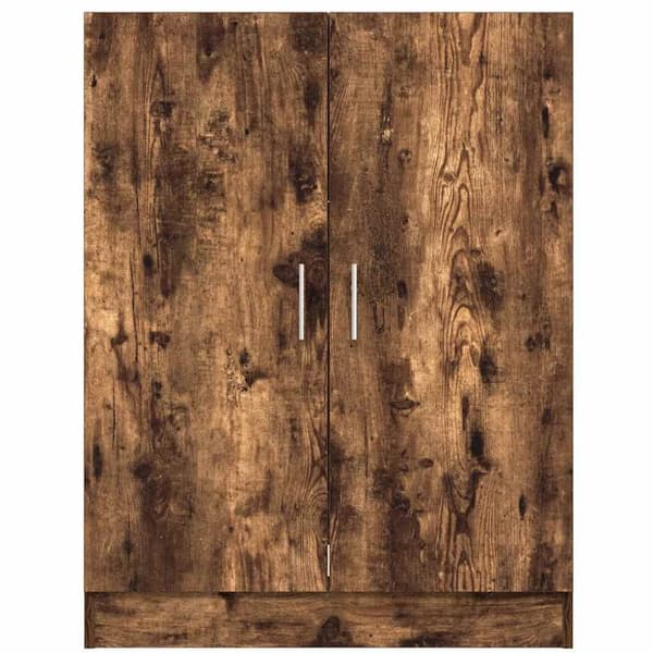 vidaXL vaskemaskineskab 71x71,5x91,5 cm røget egetræsfarve
