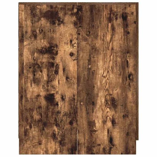 vidaXL vaskemaskineskab 71x71,5x91,5 cm røget egetræsfarve
