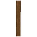 Miniatyrbilde 9 av 11: vidaXL Vaskemaskinskap brun eik 64x25,5x190 cm