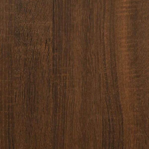 vidaXL Vaskemaskinskap brun eik 64x25,5x190 cm