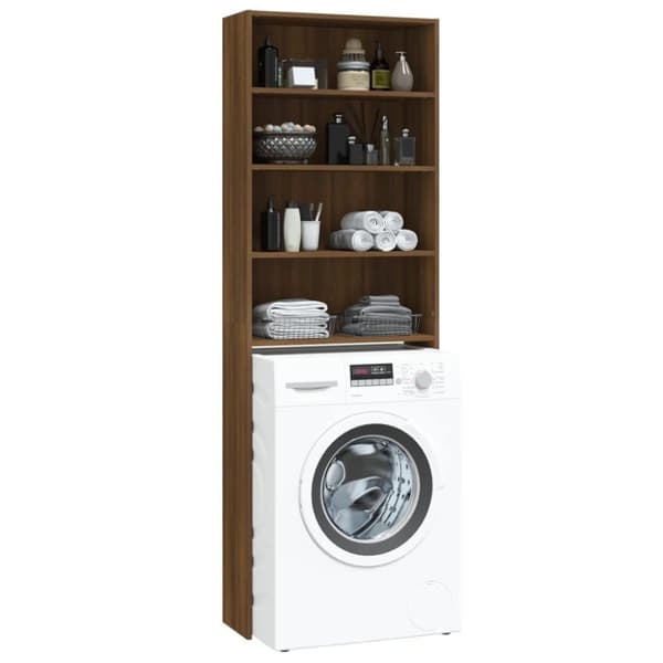 vidaXL Pesukonekaappi ruskea tammi 64x24x190 cm